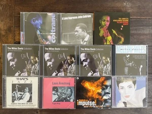 Jazz CD Collection X 11. John Coltrane, Miles Davis, Louis Armstrong. Free Post - Picture 1 of 3