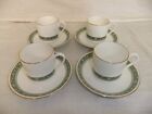 C4 Porcelain Royal Doulton - Rondelay - Set Of 4 Coffee Cups & 4 Saucers - 9A3e
