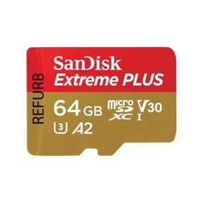 SanDisk Extreme Plus microSDXC 64GB UHS-1 U3 V30 A2 - Picture 1 of 1