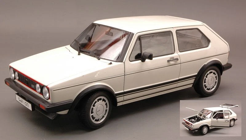 Volkswagen Golf I GTI 1976 White 1:18 WELLY 0219 - Immagine 1 di 1