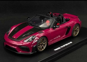 Porsche Spyder 718 982 RS Ruby Star Neo 1/18 Scale Model Car by GT Spirit - Picture 1 of 8
