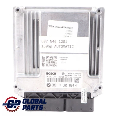 Módulo DME 7561834 Automático Control Motor BMW E87 E90 120i 320i N46 150HP Foto 1 de 4