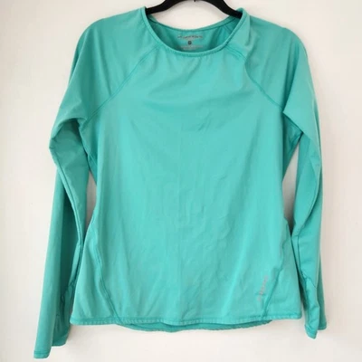 Brooks Teal Green Long Sleeve Athletic Shirt Workout Running Women's M - Image 1 of 4