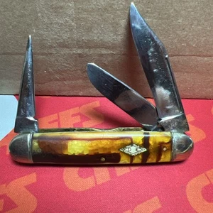 Vintage Shapleigh 3 Blade " Cattleman's " Pocketknife - Picture 1 of 5