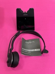 Jabra Engage 75 Wireless Headset, Stereo Telephone Headset READ #B - Afbeelding 1 van 9