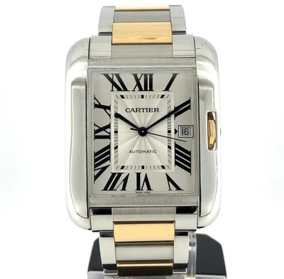 Reloj automático Cartier Tank Anglaise XL 18K oro rosa y acero W5310006 3507 Foto 1 de 4
