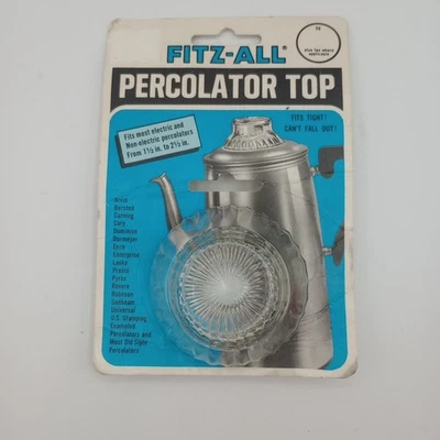 Fitz All 246 substituição serve para a maioria das cafeteiras coador superior 1,5”-2,5” NOS 1980 - Imagem 1 de 4