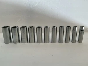 Craftsman 11pc 1/2" Drive 6pt SAE Socket Set - G & V - Series 1/2" thru 1-1/8" - Picture 1 of 2