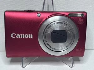 Canon PowerShot A4000 IS HD 16MP 8X Optical Zoom Digital Camera Charger SD Card - Picture 1 of 19
