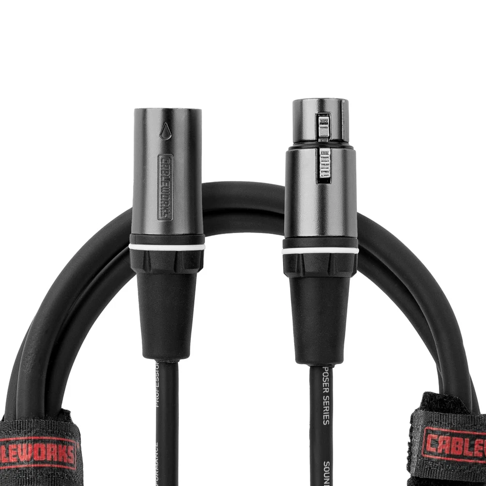 By Gator Cases Composer Series Deluxe 6 Foot XLR Microphone Cable GCWC-XLR-06