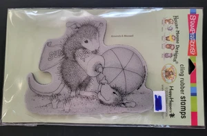 STAMPENDOUS House Mouse Sunblock Squirt Cling Mount Stamp HMCR91 BeachSunscreen - Afbeelding 1 van 2