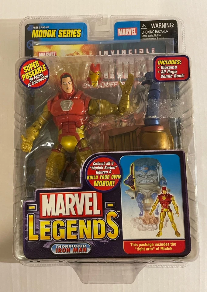 MARVEL LEGENDS “THOR BUSTER IRON MAN”. MODOK SERIES BAF RIGHT ARM. 2006 ToyBiz - Image 1 of 4