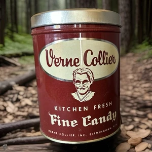 Vintage Verne Collier Kitchen Fresh Fine Candy Tin With Lid - Picture 1 of 7