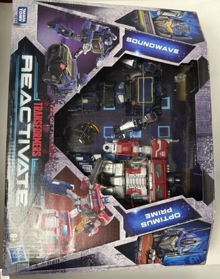 Reactivate Video Game-Inspired Optimus Prime and Soundwave 2-Pack, 6.5-inch - Image 1 of 3