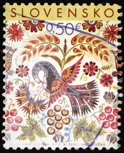 Slovakia Stamp Scott #762 Used F-VF - 50 Cents Easter 2017 Issue with Pen Cancel - Picture 1 of 1