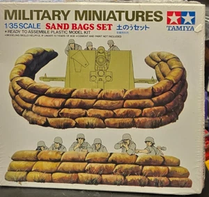 Set sacchetti di sabbia Tamiya miniature militari scala 1/35 nuovi sigillati - Foto 1 di 2
