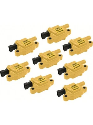 Accel Ignition Coil Pack Super Coil Female Socket 38700V Yellow GM L (140043-8) - Image 1 of 4