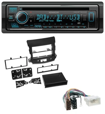 Kenwood MP3 Bluetooth DAB USB CD Autoradio für Citroen C-Crosser Mitsubishi Outl - Bild 1 von 4