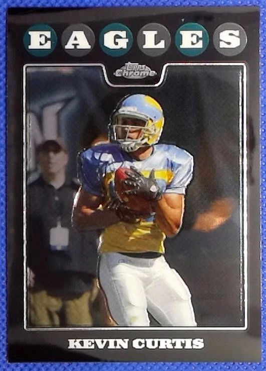 2008 Topps Chrome #TC66 Kevin Curtis Philadelphia Eagles - Image 1 of 2