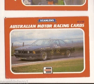 SCANLENS 1986 AUSTRALIAN  MOTOR RACING CARD #48 DENNY HULME / PRINCE BAYERN - Picture 1 of 2