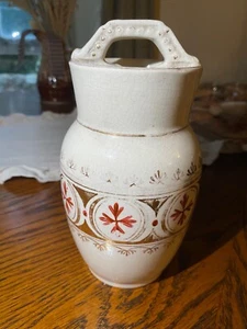 Vintage Keramik verzierte Deko Vase - Bild 1 von 6