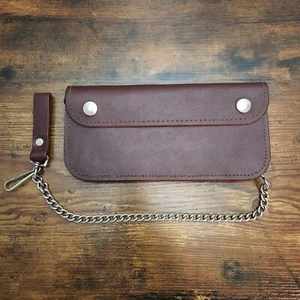 Talon Echtleder Trucker/Biker Geldbörse mit Kette 8,5" lang robust robust - Bild 1 von 12