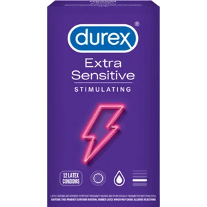 Durex Extra Sensitive Stimulating Condoms - 12 count - Picture 1 of 3