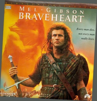 Braveheart Laserdisc, Widescreen Edition, THX, Mel Gibson Best Picture Oscar LD - Image 1 of 3