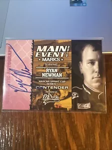 Ryan Newman 2010 Wheels Main Event Red Autograph Auto #'d 5/5 NASCAR Bookend!! - Picture 1 of 6
