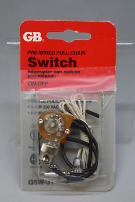 Interruptor de encendido de cadena de tracción precableado GB - polo único - GSW-31 - nuevo Foto 1 de 2