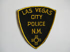 Vintage Las Vegas City Nm New Mexico Cut Edge Cotton Twill Usa Made Police Patch