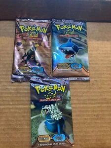 Pokémon ex-team MAGMA & team AQUA artwork Booster Pack unweighed factory sealed - Picture 1 of 3