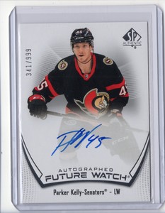 2021-22 PARKER KELLY UD SP AUTHENTIC FUTURE WATCH ROOKIE AUTO RC /999