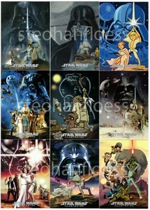 2013 Star Wars Illustrated A New Hope Movie Poster One-Sheet Reimagined You Pick - Picture 1 of 10