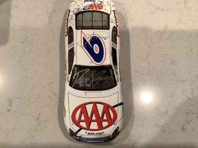 Ford Fusion 2007 autografiado por David Ragan aaa seguro fundido a presión y tarjeta Foto 1 de 4