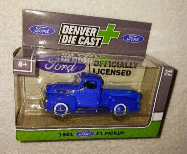 DENVER DIE CAST 1951 FORD F1 PICKUP NEW 1/48 SCALE DIECAST PICKUP - Image 1 of 1