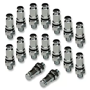 Hunter Style Alignment Clamp Standard End Screw-In Stud Feet 16 Pack Made in USA - Foto 1 di 4