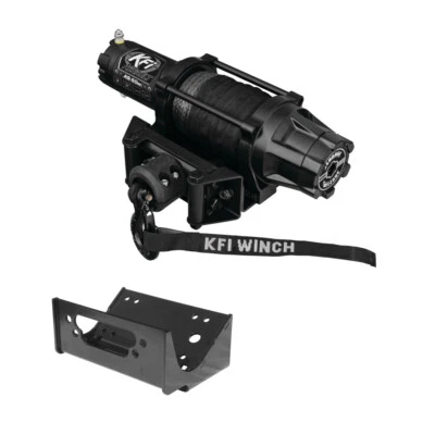 Kit combinado de cabrestante ancho de asalto KFI 5000 lb (M1) para Kawasaki 750 Teryx4 2012-2013 Foto 1 de 4