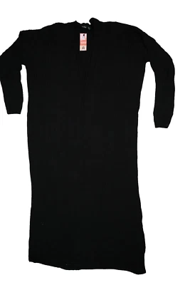 Maxi Cárdigan Acanalado Tejido Boohoo Largo Frente Abierto Suéter Mujer Plus 26 Foto 1 de 4