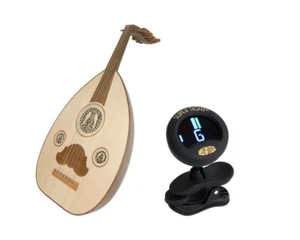 Oud arabo con borsa gig - noce + sintonizzatore cromatico a clip - Foto 1 di 6