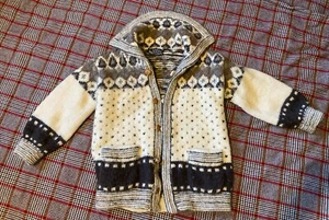 Vintage Racquet Club 100% Wool Hand-Knit Collared Sweater Button Down Pockets - Picture 1 of 12