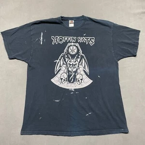 Vintage Koffin Kats Shirt Band 2XL Punk Rock Tour Concert Promo Paint Y2K USED - Picture 1 of 10