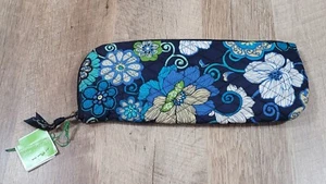 Vera Bradley Zipper Pouch Bag 2007 Retired Travel Slipper Cosmetic Brush Pencil - Picture 1 of 7