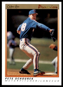 1991 O-Pee-Chee Premier Pete Schourek RC New York Mets #106
