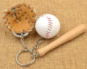 Baseball Schlüsselanhänger Sport U.S.A. Strike Base MLB - Picture 1 of 1