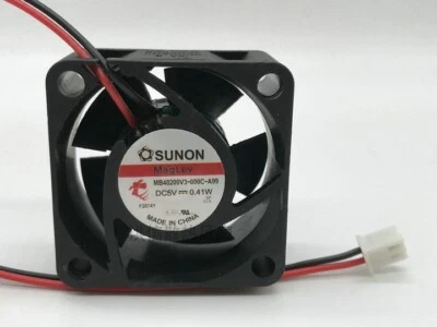 SUNON MB40200V3-000C-A99 5V 0.41W 4020 40mm silent cooling fan 2pin - Image 1 of 3