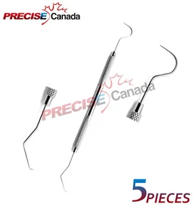 5 EXPLORER 23/17A ENDODONCIA DENTAL DOBLE EXTREMO INSTRUMENTOS ACERO INOXIDABLE - Imagen 1 de 2