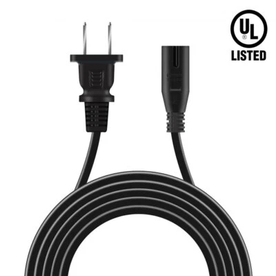 6ft UL Listed Power Cord Cable Lead for Microsoft XBOX ONE X 1TB Black Console - Image 1 of 3