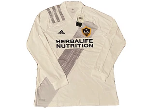 Camiseta Adidas LA Galaxy Home LS 2020 auténtica Aeroready FI4020 para hombre grande MLS - Imagen 1 de 5