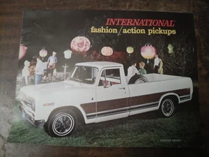  International Truck Brochure Fashion/ Action Pickups Custom Series 1970's (e11) - Picture 1 of 1